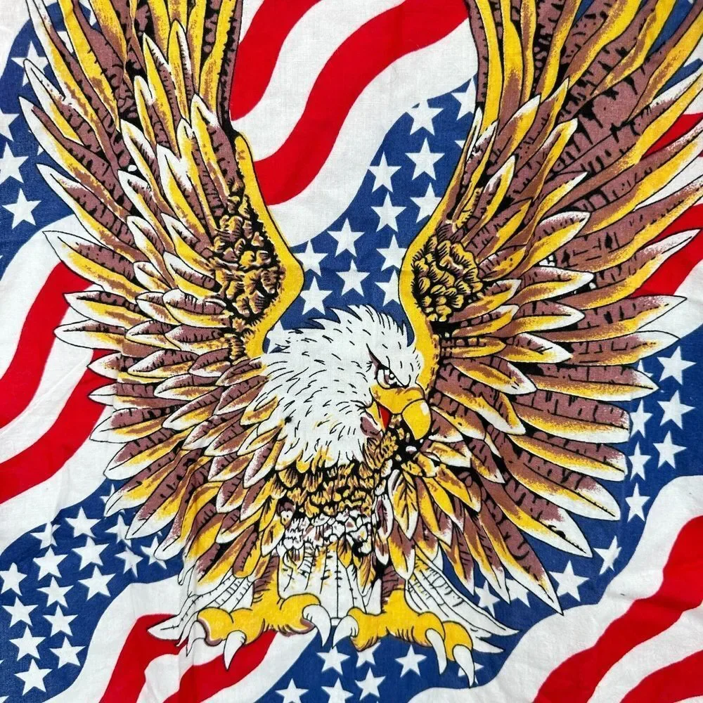 Eagle Red White Blue Bandana Patriotic American‎ Flag Freedom Biker Moto Patriot